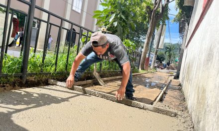 Proyecto de reconstrucción de aceras se extiende en todo Santa Tecla