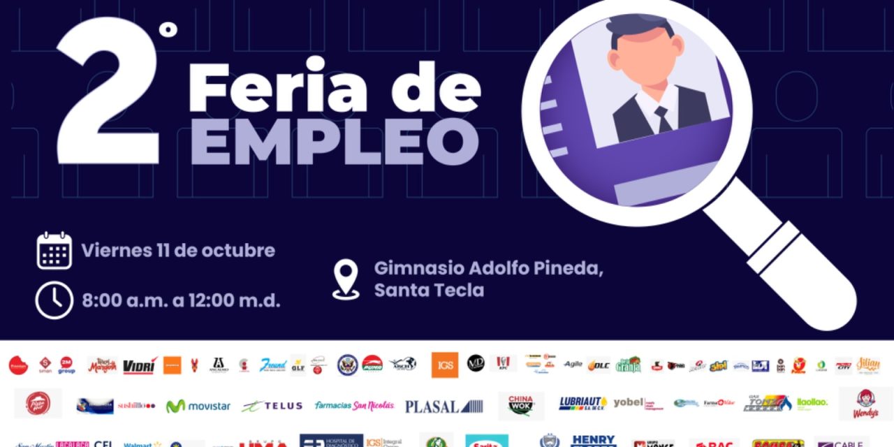 ATENCION: 2da Feria de empleo viernes 11 de octubre 2024